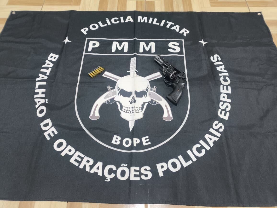 Imagem de compartilhamento para o artigo Suspeito com longa ficha criminal morre em confronto com o BOPE em Sonora da MS Todo dia